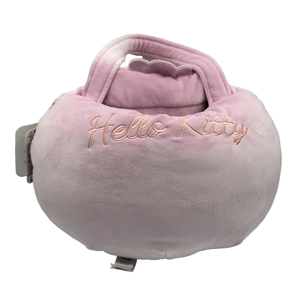 Sanrio Hello Kitty & Friends Spring Plush Pail Pink Easter Halloween Basket